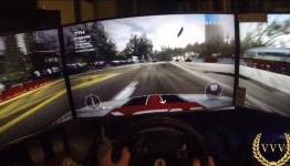 Racing games were made to be played on a triple screen