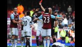 West Ham Appeal Against Carroll Red Card
