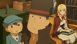 New Professor Layton vs Phoenix Wright Screenshots in English