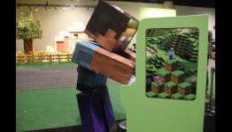 The Minecraft arcade machine