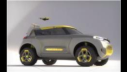 Renault Kwid, a concept Car with built-in tiny Drone