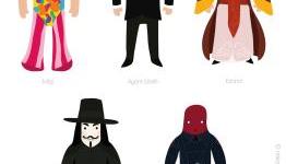 Actors Get Minimalist Art Versions of Their Various Geeky Roles