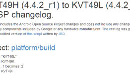 Android 4.4.2_r2 (KVT49L) Shows Up In AOSP, Here’s The Changelog