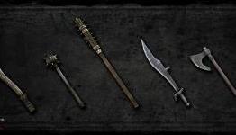 Hellraid Weapons Concept Art