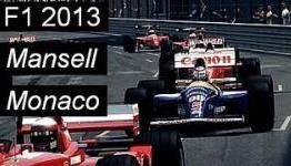 F1 2013 Mansell ’92 Monaco GoPro race – PC Triple Monitor Racing