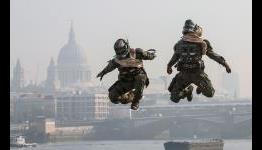 Actual Pilots and Titans Take to the Streets to Celebrate Titanfall Launch