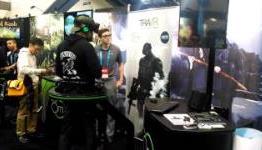 Virtuix Omni Treadmill at GDC 2014