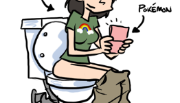 Gaming on the toilet