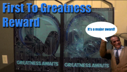 First To Greatness Reward Arrives