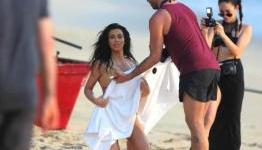 Kim Kardashian Wear Thong Bikini in Thailand