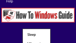 How to Hibernate, Shutdown, Sleep or Restart Computer in Windows 8 or Windows 8.1
