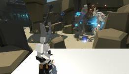 Shooting and crafting supports mechanized Titans in Minimum
