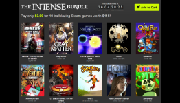 The New Intense Bundle is ten games for $3.99