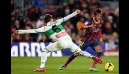 Highlights:  Elche 0-0 Barcelona (11/05/14)