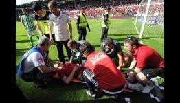 Several injured as barrier collapses at Osasuna