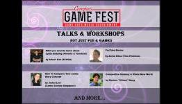 Talks and Workshops at Campus Game Fest