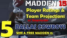 Madden 15 Player Ratings and Team Projections – Dallas Cowboys