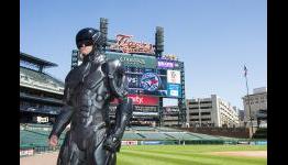 RoboCop Takes The Field in Detroit and MLB Will Never Be The Same
