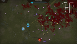 Monsters of Top-Down Shooter Crimsonland Swarm on Steam