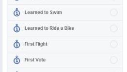 Facebook loves to know more about you including your first kiss, first word,etc