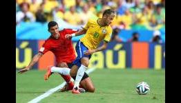 Neymar subdued as Brazil held