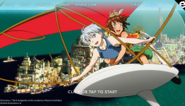 Free Gargantia Web Game from Production I.G & Intenet Explorer