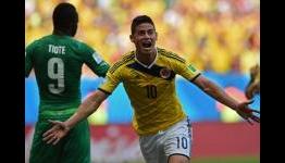 Colombia 2-1 Cote d’Ivoire: James and Quintero seal dramatic win