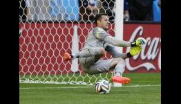 Brazil Fan Accidentally Shatters Mate’s Television While Celebrating Julio Cesar Penalty Save