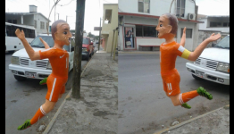 World Cup Snapshot: Arjen Robben Piñata Spotted In Streets Of Mexico…