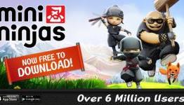 Mini Ninjas Downloaded 6 Million times, Now Free On iOS, Android