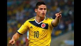 James volley versus Uruguay voted best goal of the World Cup