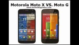 Motorola Moto X VS. Motorola Moto G