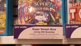 HMV in London Says Smash Bros Wii U Will Be Coming November 28th