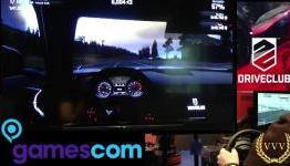 DriveClub hands-on Gamescom gameplay videos with Thrustmaster T300 RS PS4 wheel