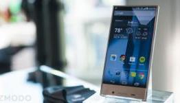 Gizmodo – Sharp Aquos Crystal Hands On: No Bezel, All Beauty