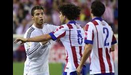 Cristiano Ronaldo Appears to Punch Diego Godin in the Face