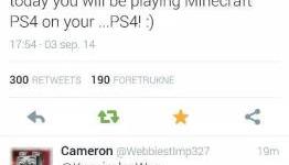 Minecraft May Be Released On PS4 Today