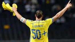 Zlatan Ibrahimovic Bags Record-Breaking 50th International Goal With a Snazzy Backheel (Video)