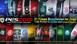 PES 2015 licenses 21 Brazilian clubs