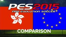 Winning Eleven 2015 Vs PES 2015 Demo Comparison