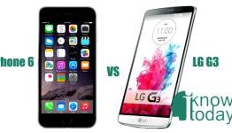 Iphone 6 vs LG G3 – Battle of Flagships