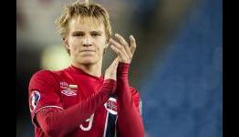 15-year-old Norway starlet Martin Odegaard becomes youngest ever Euro qualifier player