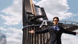 Robert Downey Jr. Now Owns the 30-Foot A From The Avengers’ Stark Tower Sign
