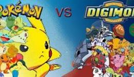 Digimon vs Pokemon – fight