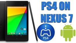 PS4 on Nexus 7 (Remote Play)