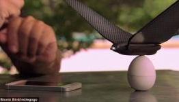 The bionic bird you can control from your phone: $100 flapping drone can fly up to 100 metres away