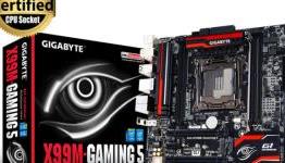 GIGABYTE X99M-Gaming 5 mATX Motherboard Launched