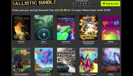 The Ballistic Bundle has 10 Steam Games for $3.49