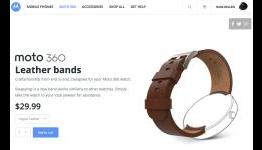 Moto 360 Individual Leather and Metal Bands Now Available