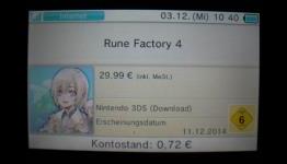 Rune Factory 4 may be releasing on December 11